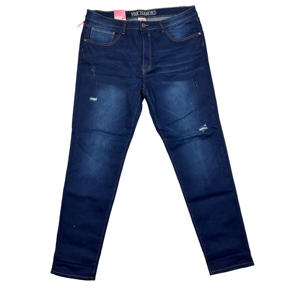 Women’s Pink Diamond Blue Jeans Size 22 NWT